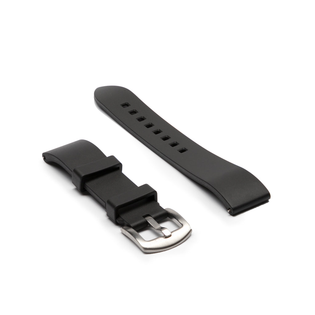 Premium Rubber Strap - Black - Mushiwatchstraps